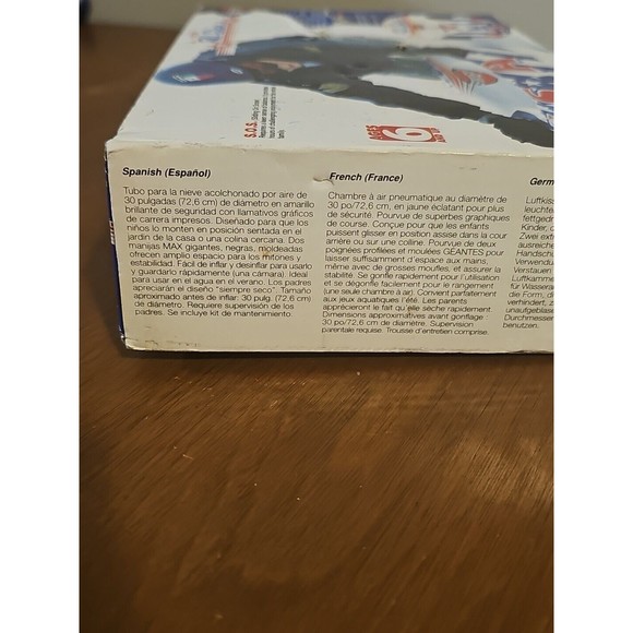 SportsStuff 30" Snow Tube Sledding USA All Star Water Tube Float Sealed/New - Picture 5 of 6